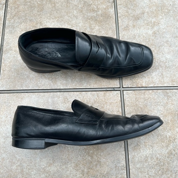 PRADA 
Leather Penny Loafer - Picture 7 of 14